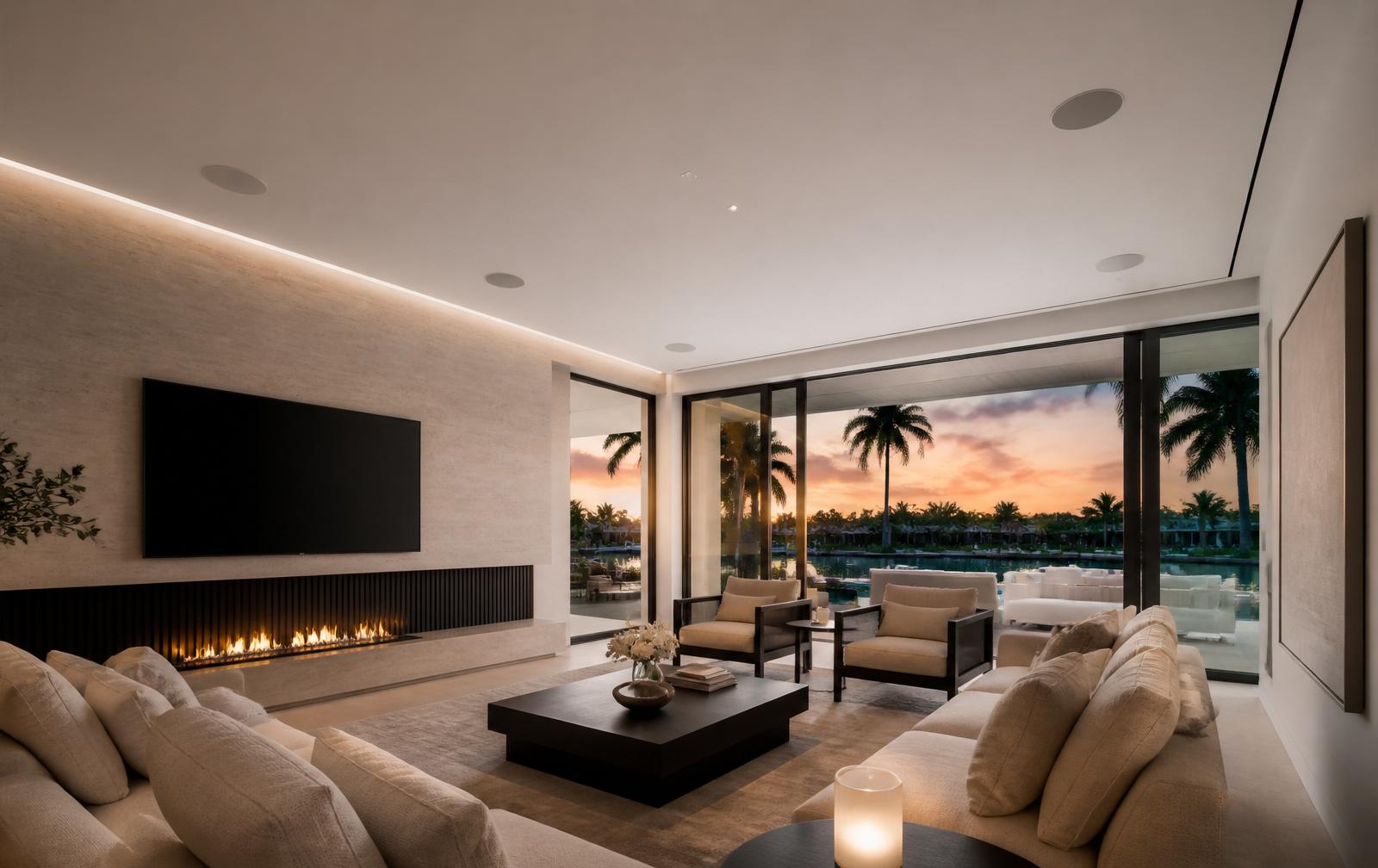 In-Ceiling Speakers on a Concrete Ceiling: The Stretch Ceiling Method