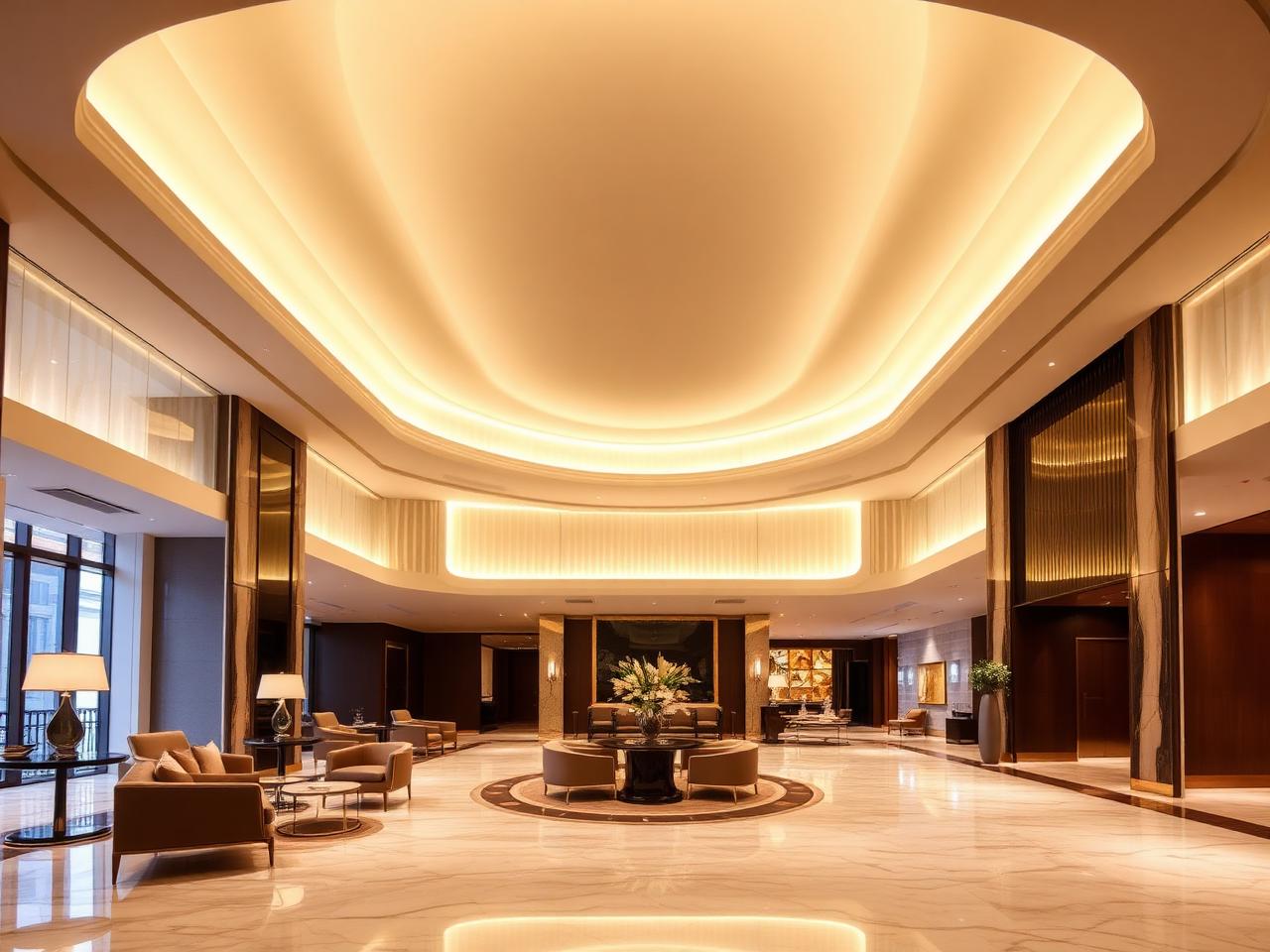 Hotel Lobbies ceiling design inspiration