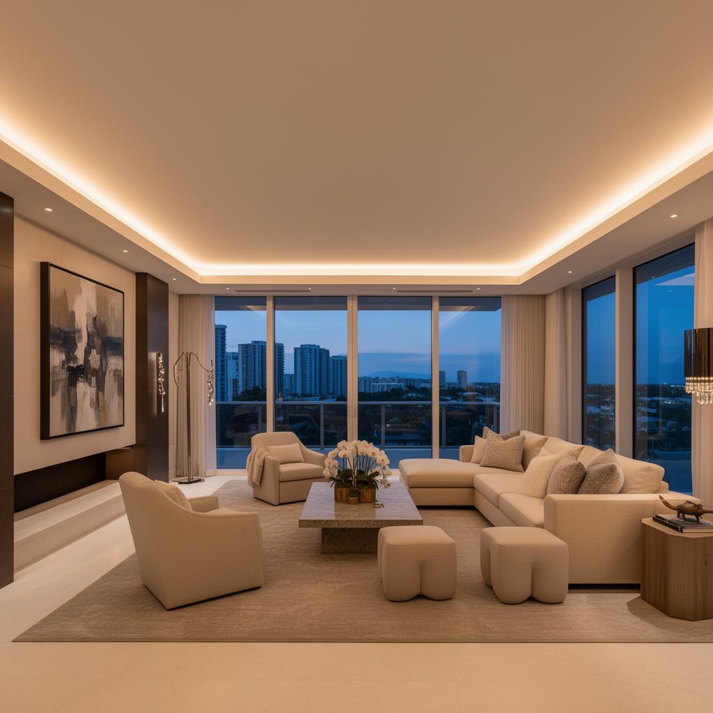 Cove Lighting for concrete ceiling