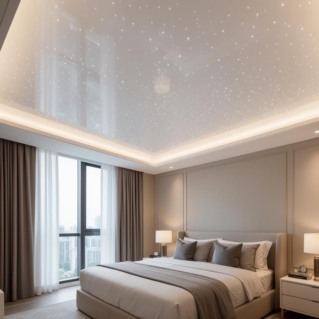 Star Lighting for concrete ceiling