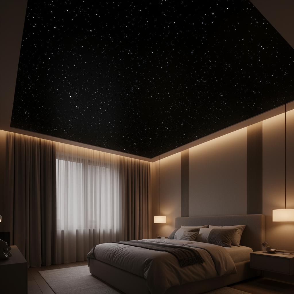 Matte Black starlight ceiling color option