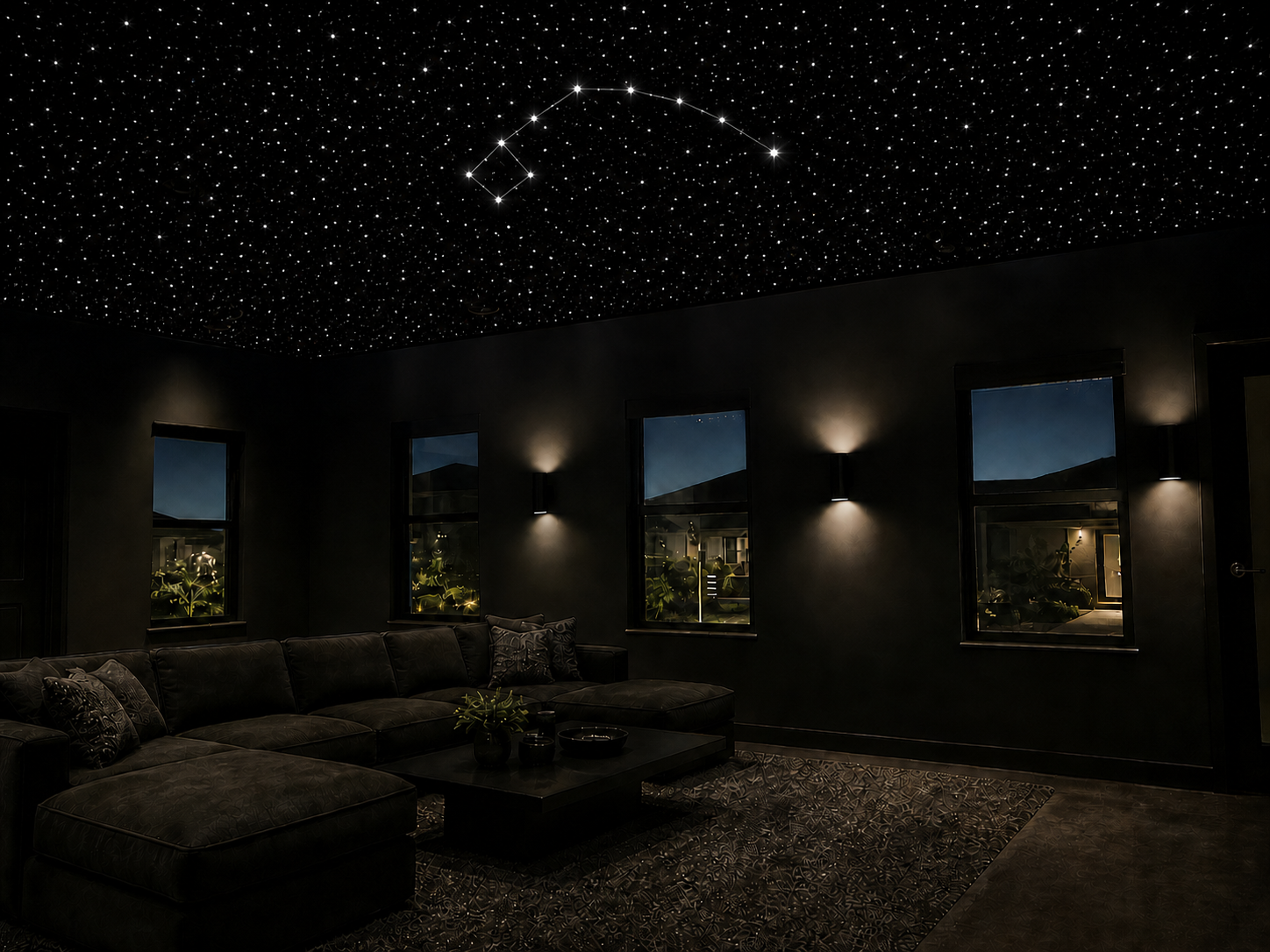 Constellations starlight ceiling effect