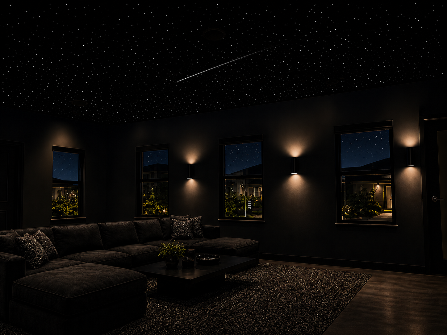 Shooting Stars starlight ceiling effect